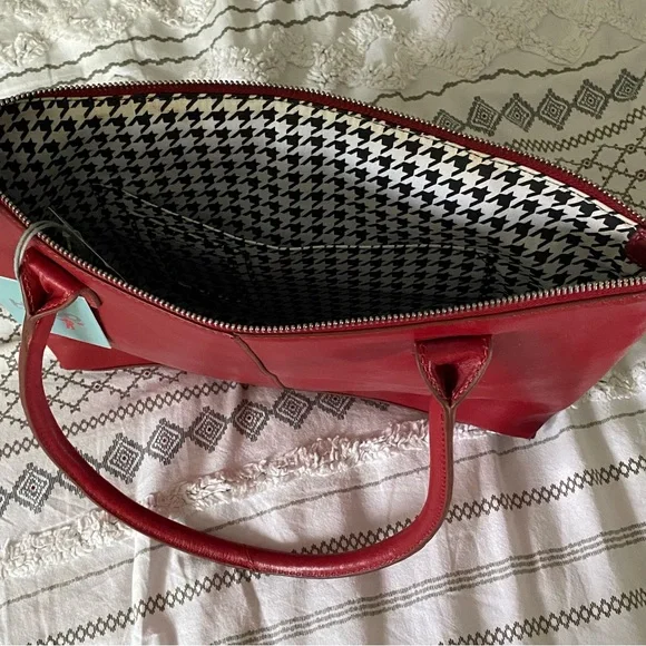 Red Leather Bag - Picture 6 of 12